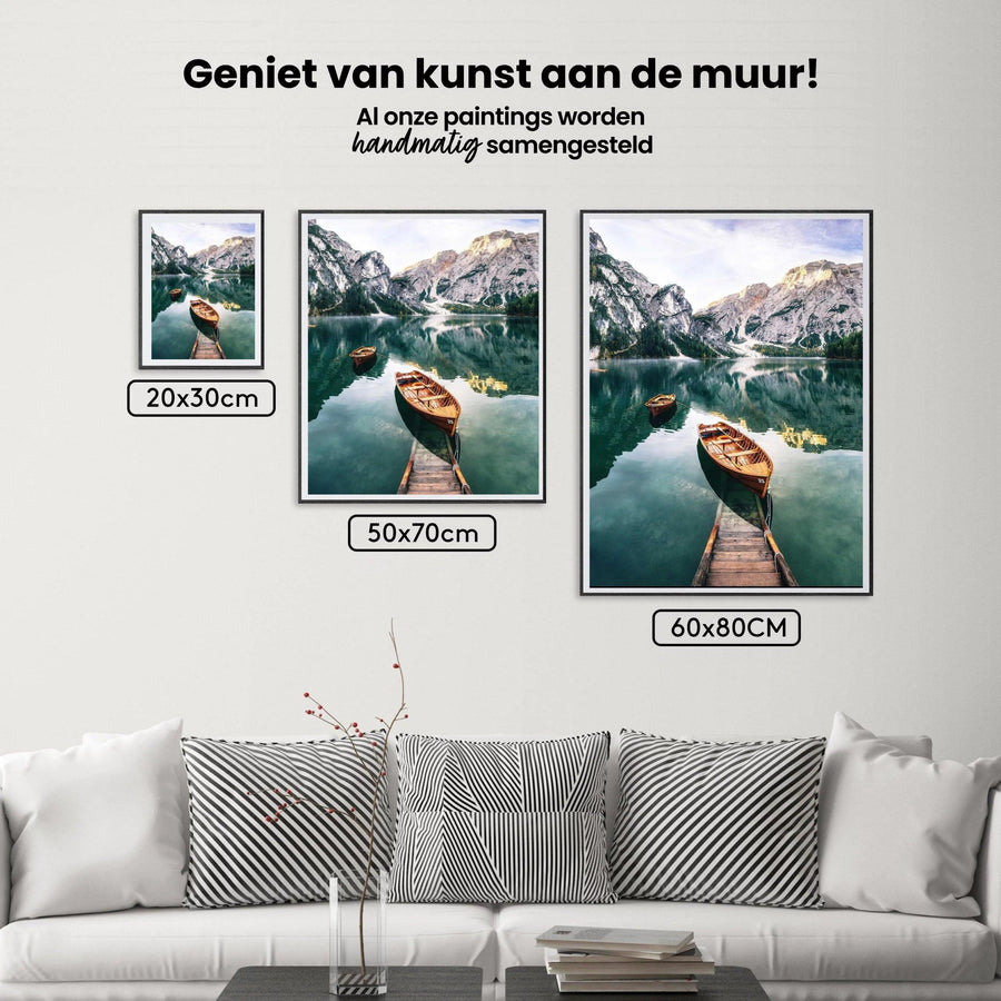 Diamantmalerei Boot auf dem See – SEOS Shop ® 