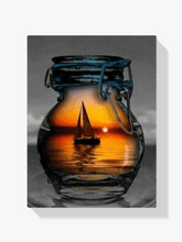 Diamantmalerei Boot in der Lampe - SEOS Shop ®