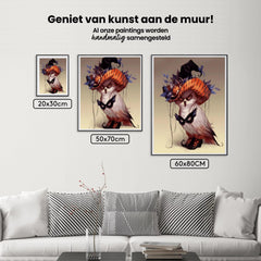 Diamantmalerei Wütende Eule mit Halloween - SEOS Shop ®