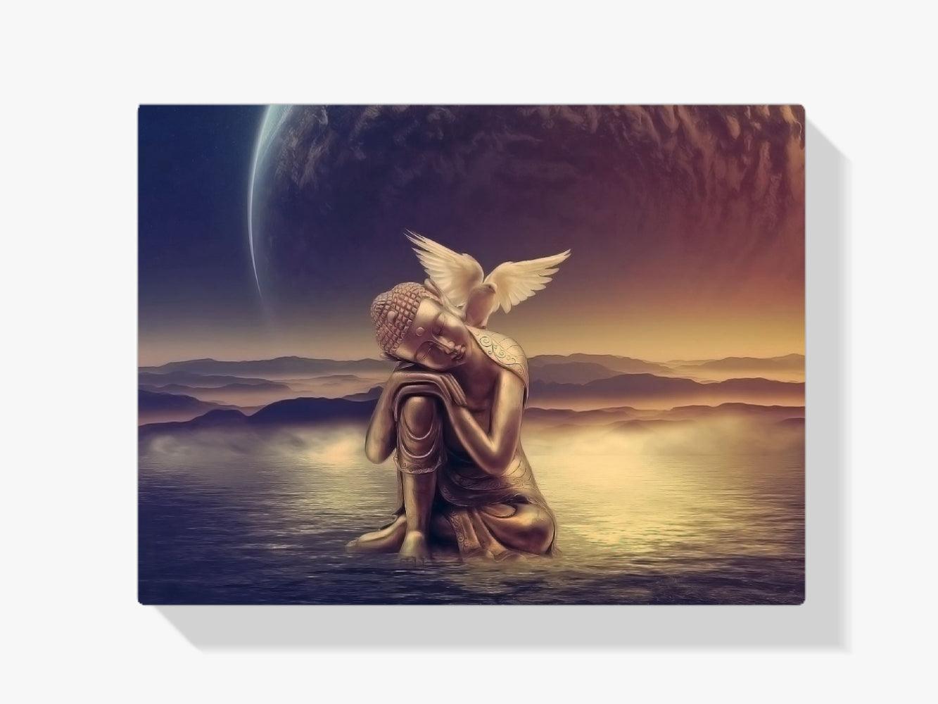 Diamond Painting Buddha mit Mond - SEOS Shop ®
