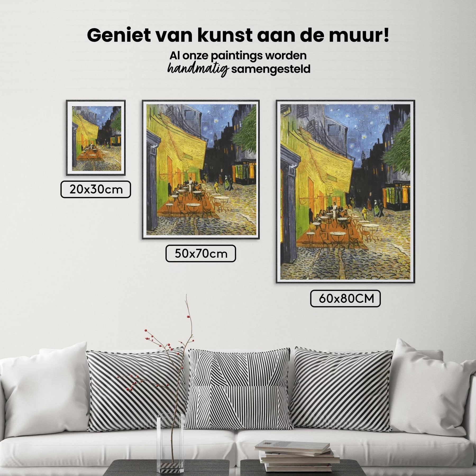 Diamantmalerei Caféterrasse bei Nacht - SEOS Shop ®