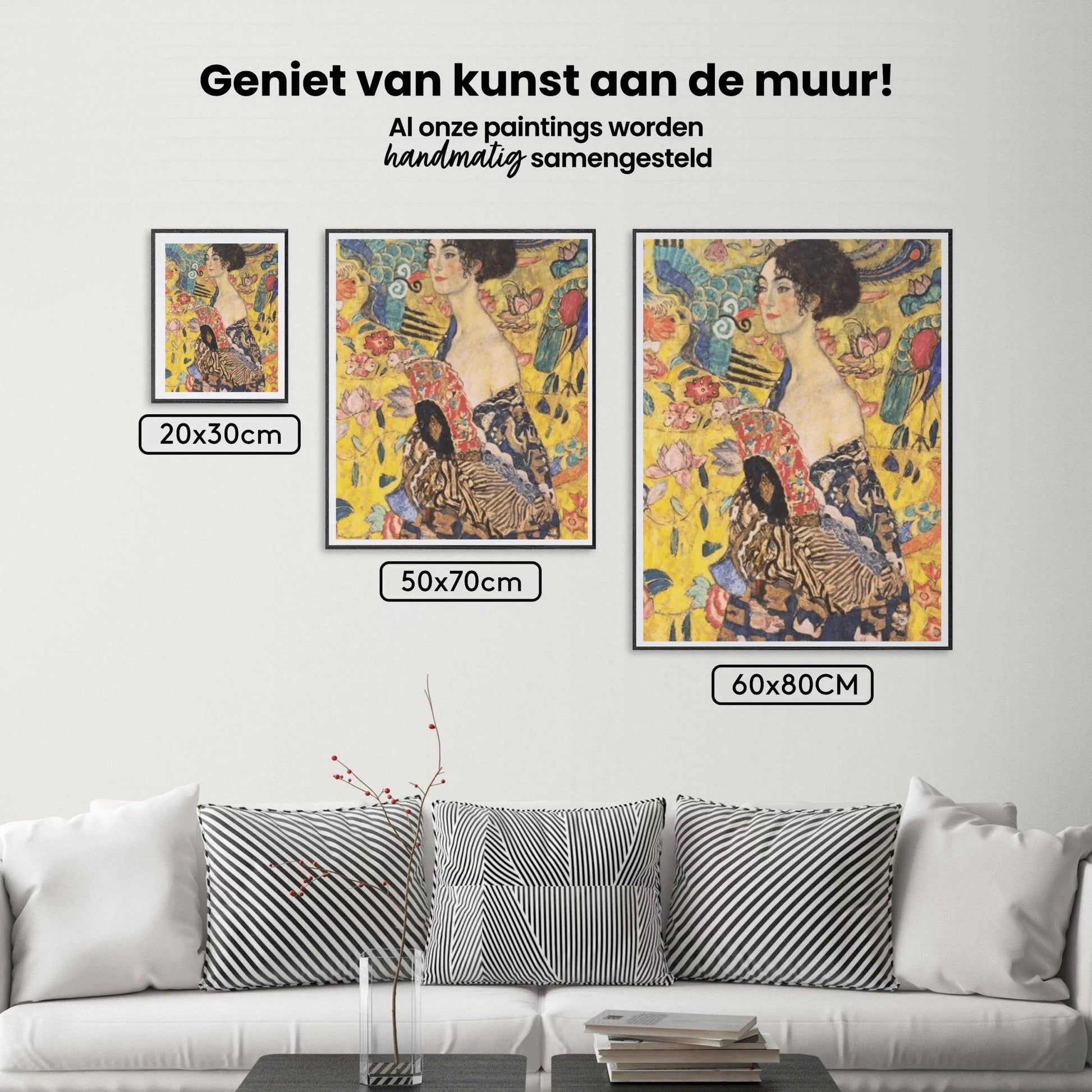 Diamond Painting Dame mit Fächer - SEOS Shop ®
