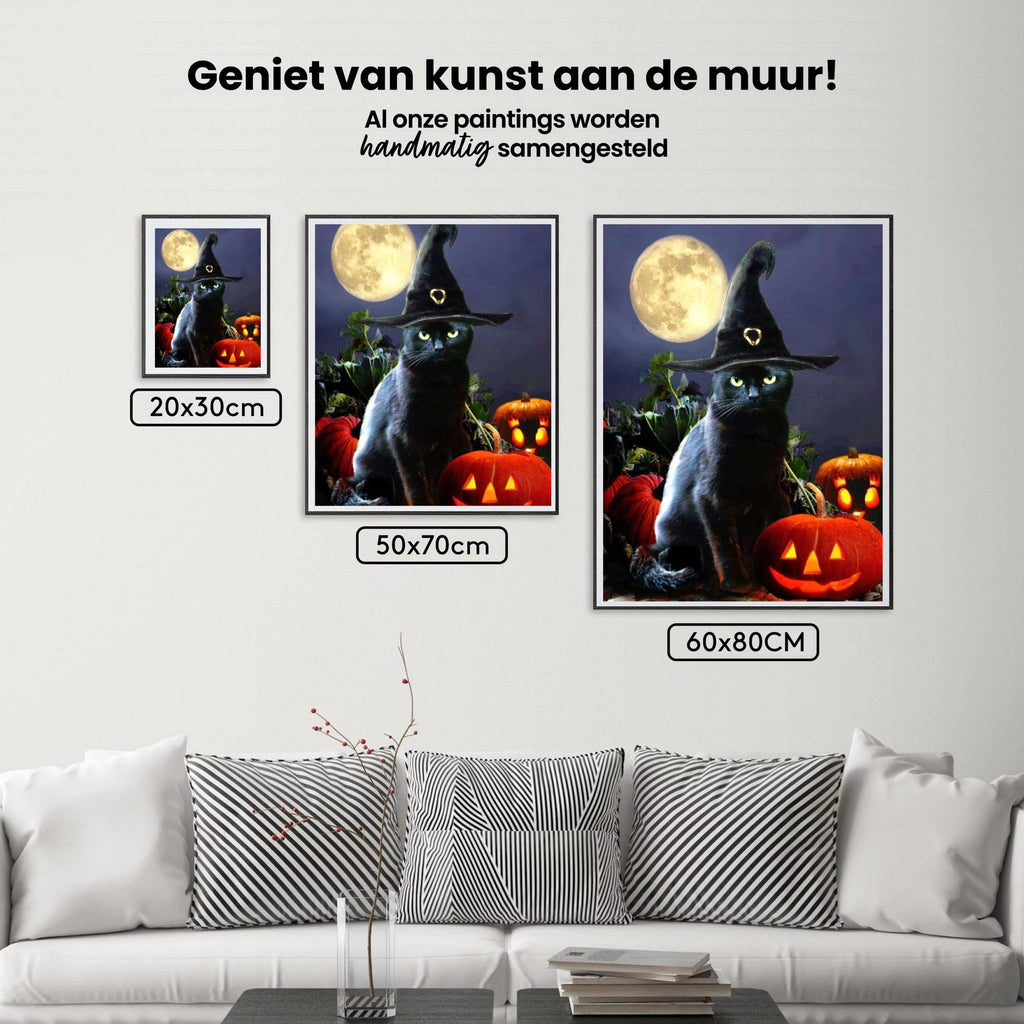 Diamantmalerei Die schwarze Katze - SEOS Shop ®
