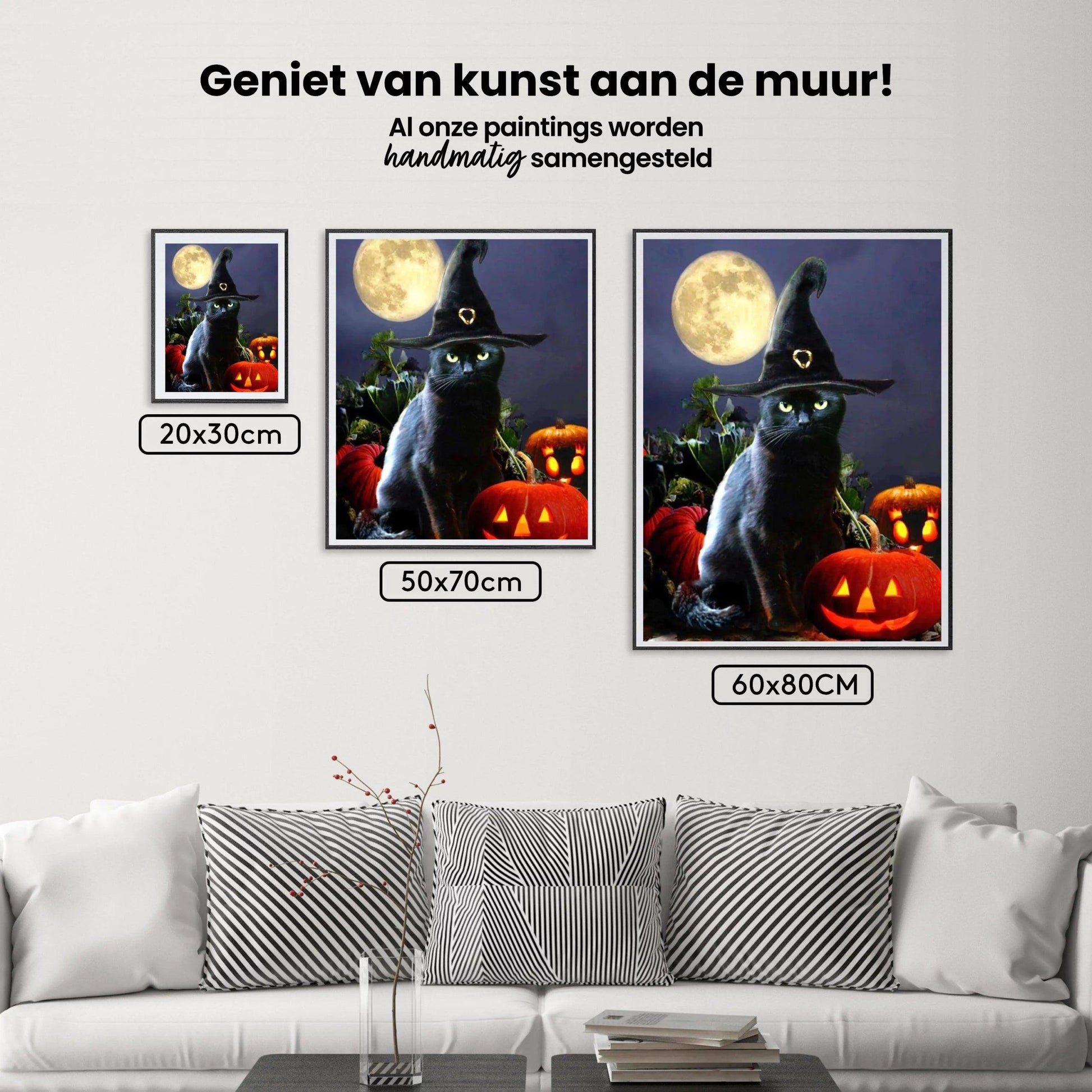 Diamantmalerei Die schwarze Katze - SEOS Shop ®