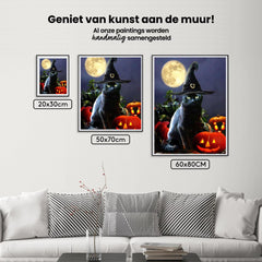 Diamantmalerei Die schwarze Katze - SEOS Shop ®