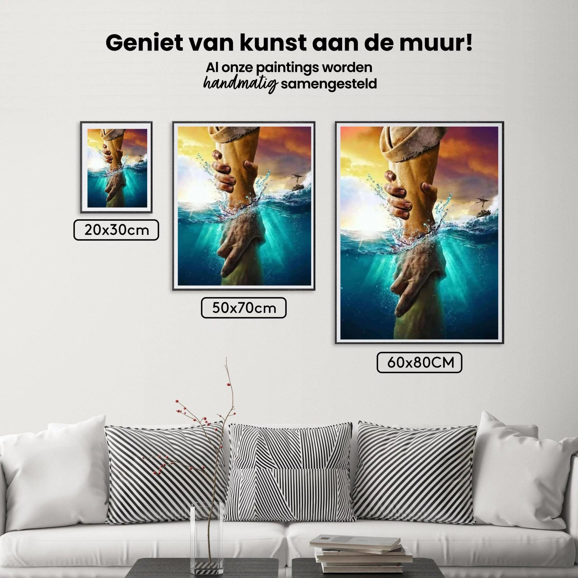Diamantmalerei Die Hand Gottes Jesus - SEOS Shop ®