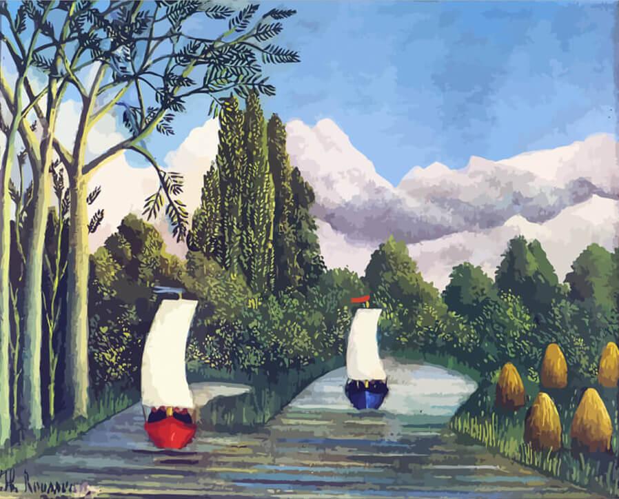 Diamond Painting - Die Ufer der Oise - SEOS Shop ®
