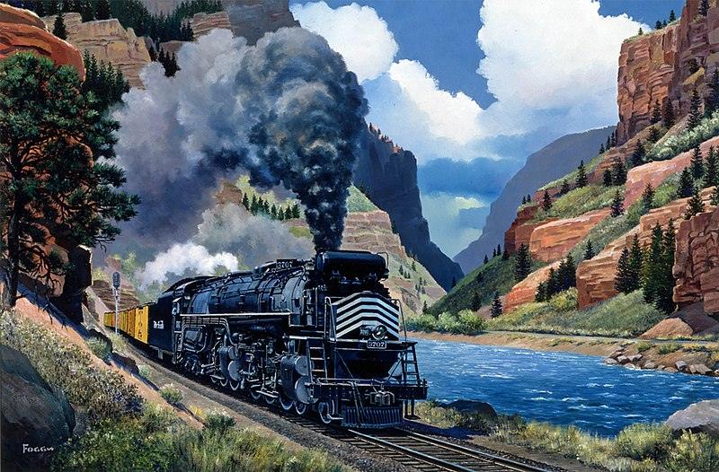 Diamantmalerei - Denver a Rio Grande Western Nr. 3707 - SEOS Shop ®