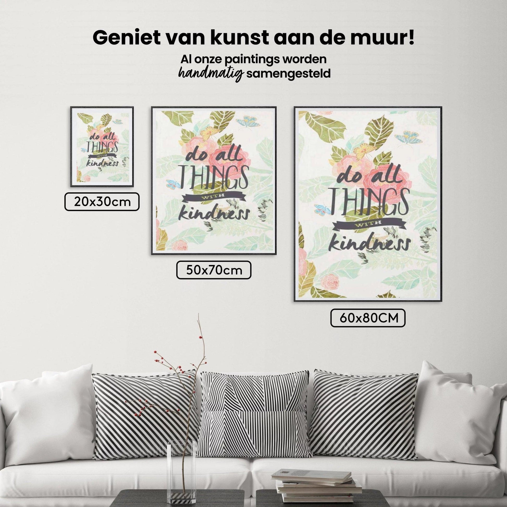 Diamantmalerei „Tu alles mit Freundlichkeit“ - SEOS Shop ®