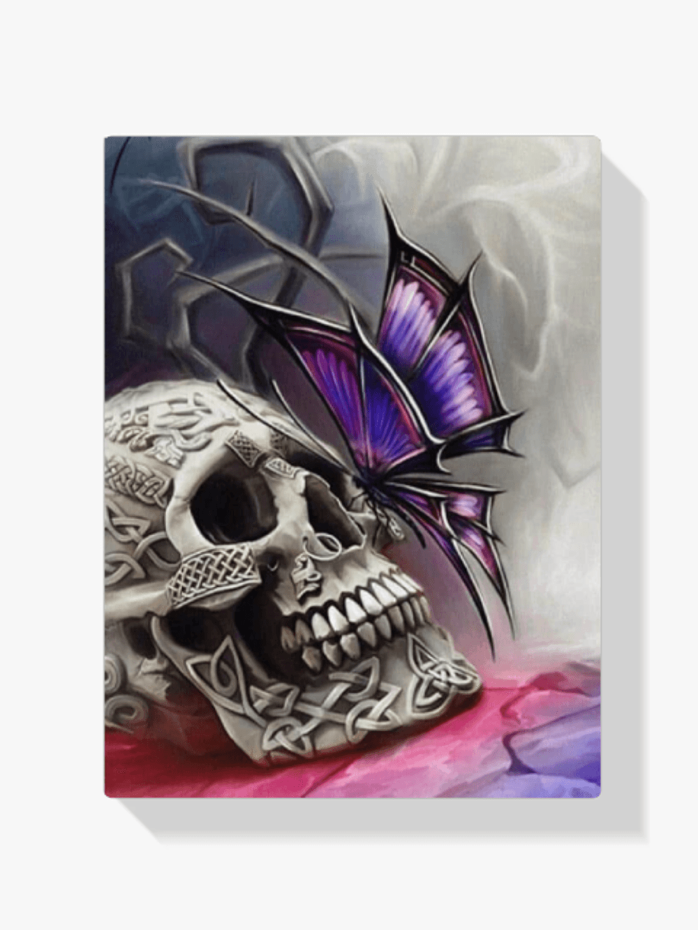Diamantmalerei Totenkopf - Schmetterling - SEOS Shop ®