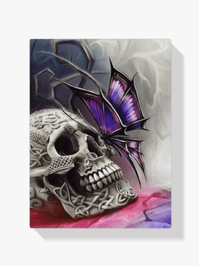 Diamantmalerei Totenkopf - Schmetterling - SEOS Shop ®