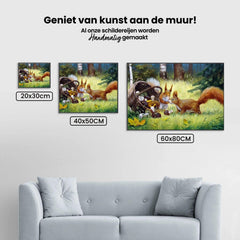 Diamond Painting Eichhörnchen mit Pilz - SEOS Shop ®