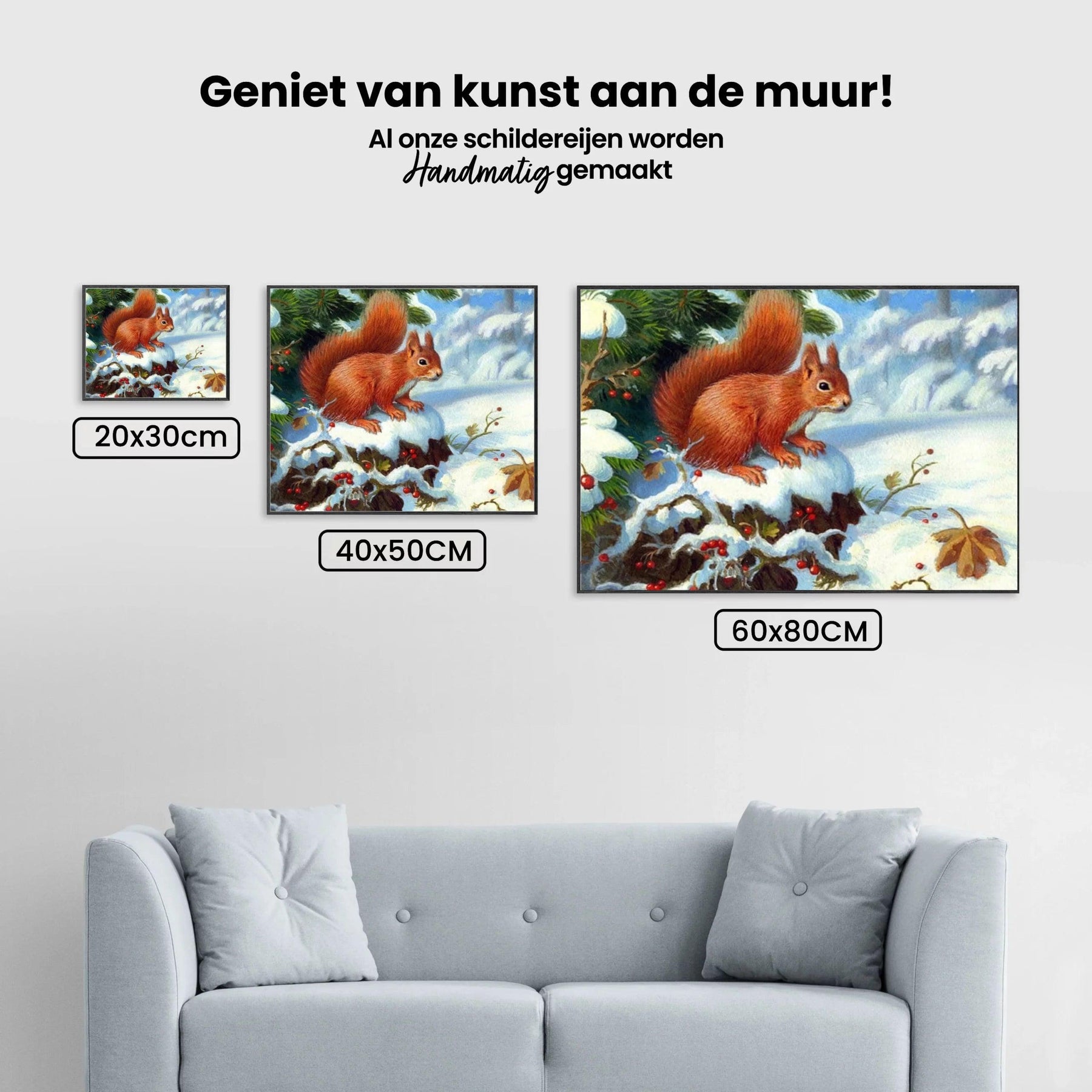 Diamond Painting Eichhörnchen mit Kirschfrucht - SEOS Shop ®