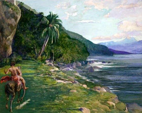 Diamantmalerei: Ein Reitweg in Tahiti - SEOS Shop ®