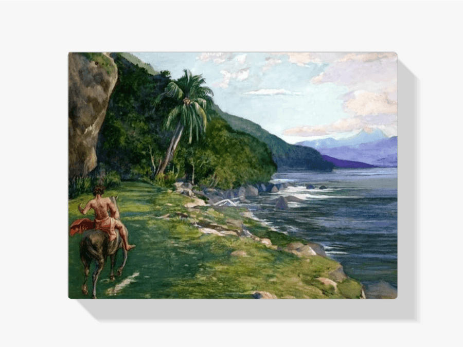 Diamantmalerei: Ein Reitweg in Tahiti - SEOS Shop ®