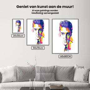 Diamond Painting Elvis Presley abstrakt - SEOS Shop ®