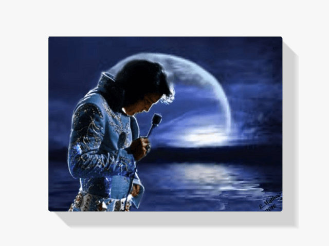 Diamantmalerei Elvis Presley am Abend - SEOS Shop ®
