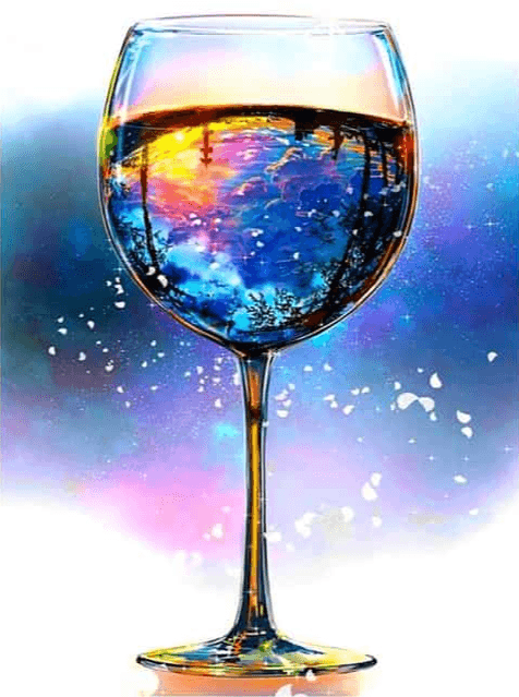 Diamond Painting Fantasy Weinglas - SEOS Shop ®