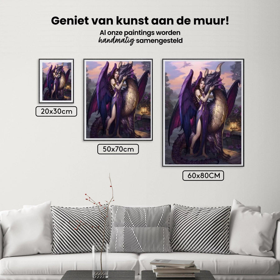 Diamantmalerei Fee mit Drache - SEOS Shop ®