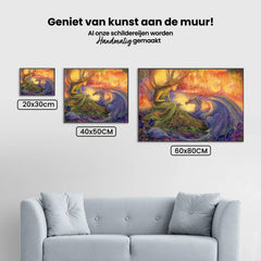 Diamantmalerei Fee trifft Drache - SEOS Shop ®