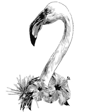 Diamantmalerei - Flamingokopf - SEOS®