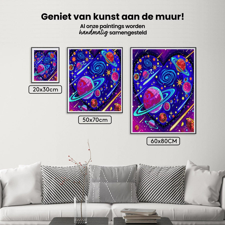 Diamantmalerei Galaxie Herz - SEOS Shop ®