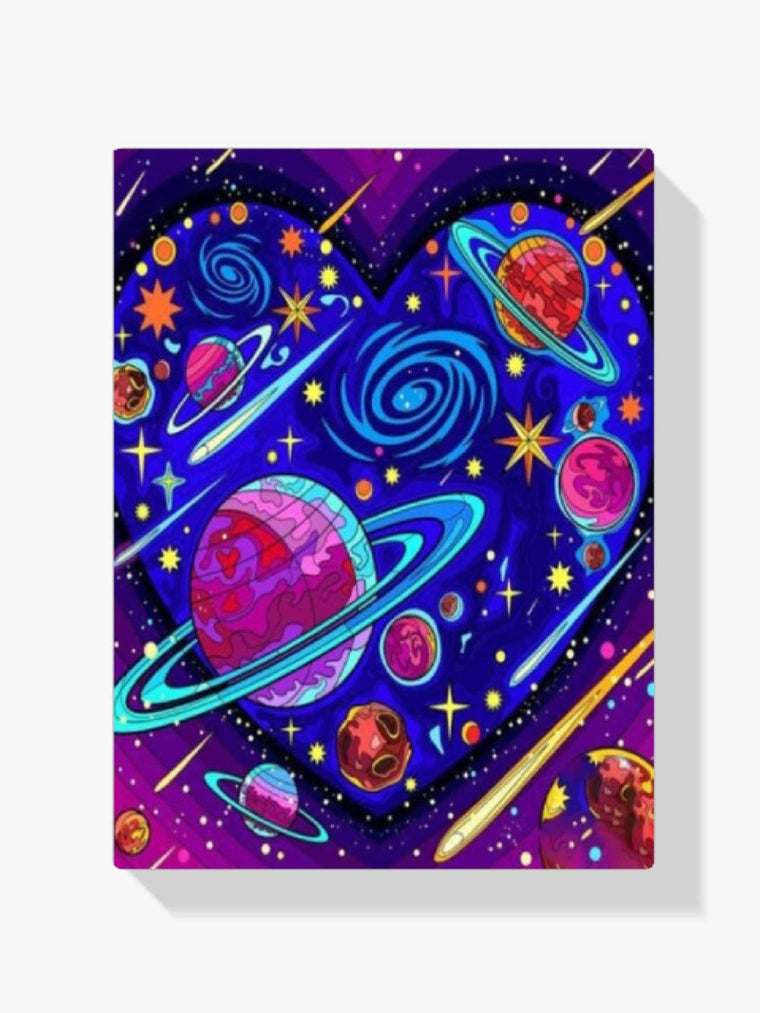 Diamantmalerei Galaxie Herz - SEOS Shop ®