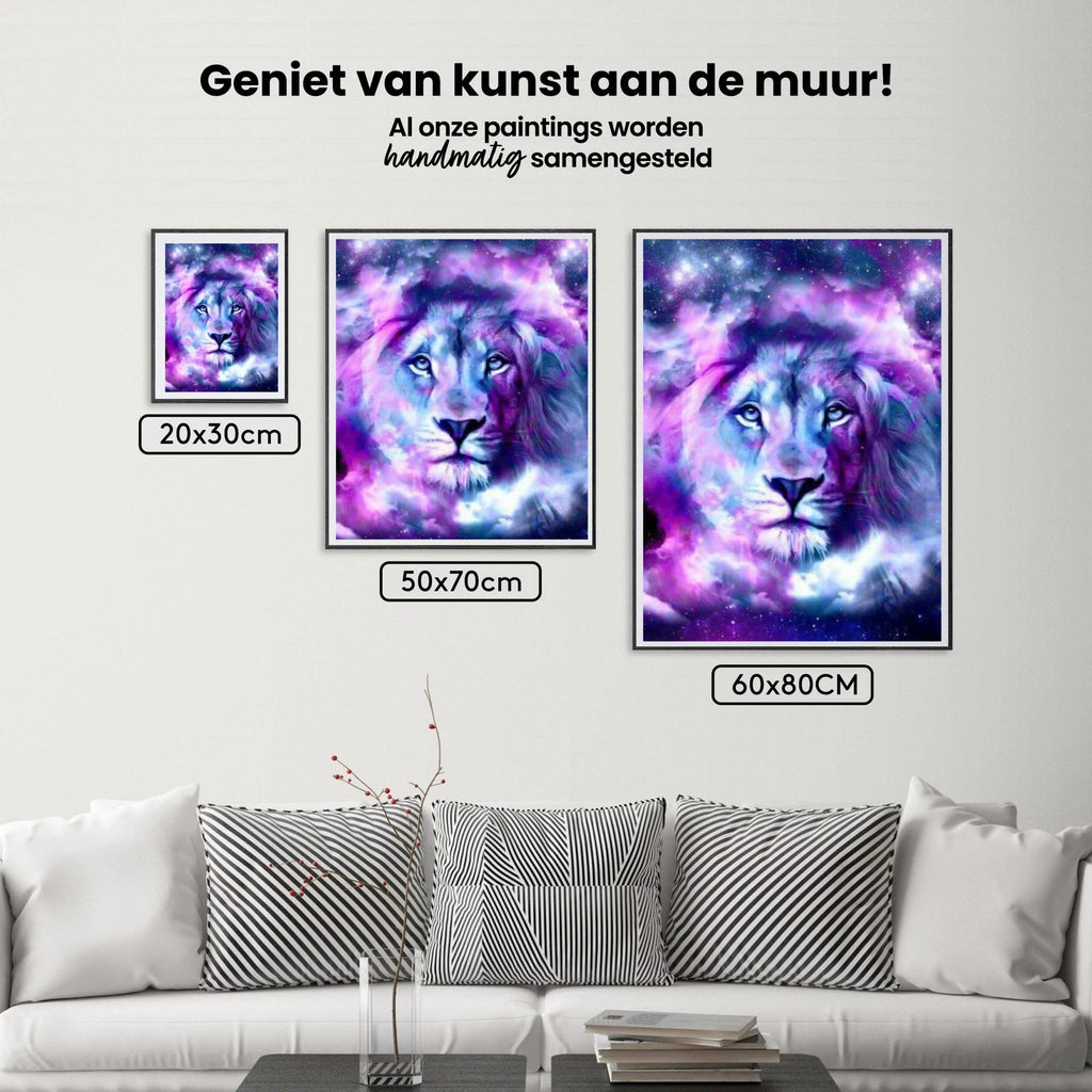 Diamantmalerei Galaxie Löwe - SEOS Shop ®