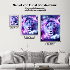 Diamantmalerei Galaxie Löwe - SEOS Shop ®