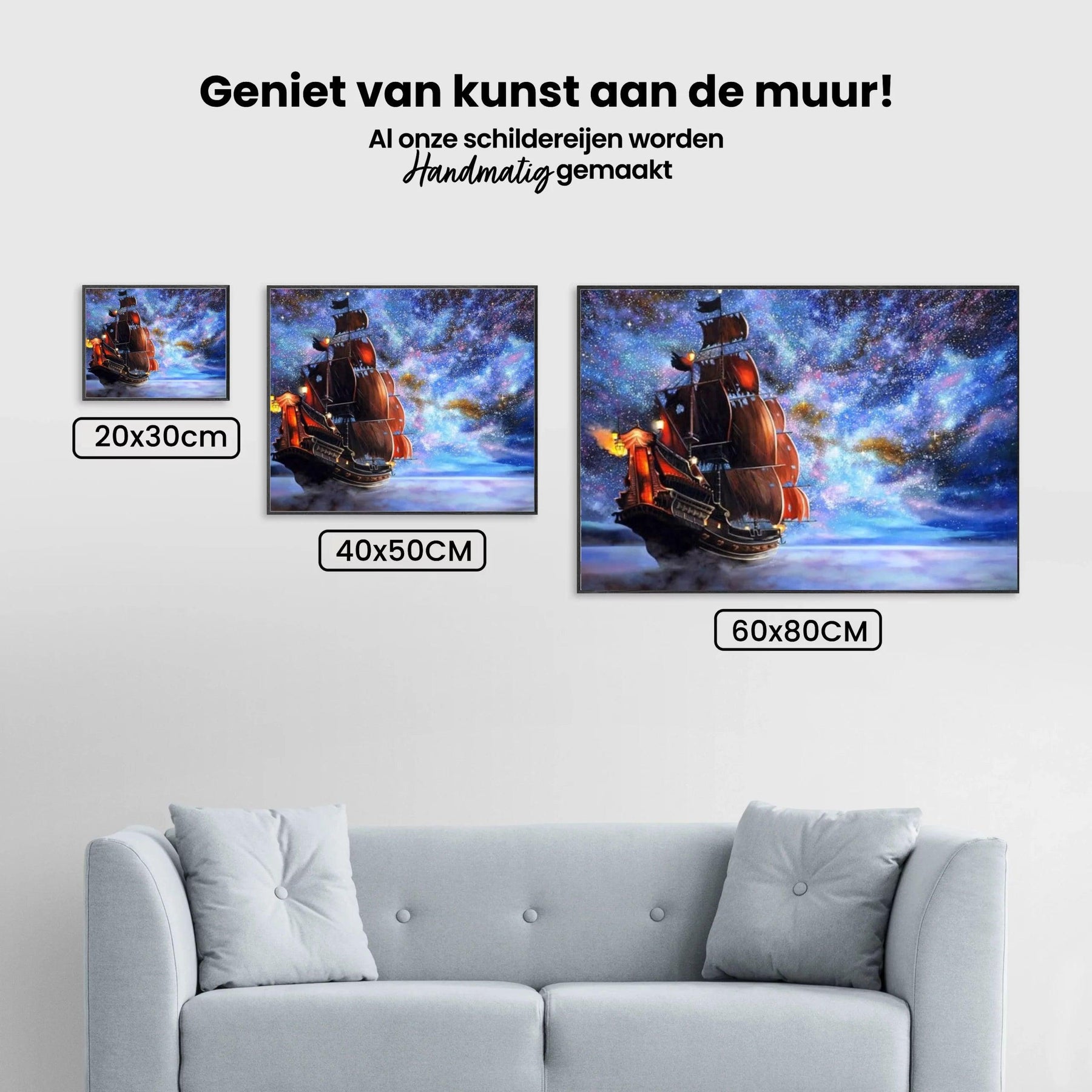 Diamond Painting Galaxie Segelboot - SEOS Shop ®