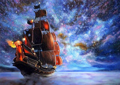 Diamond Painting Galaxie Segelboot - SEOS Shop ®