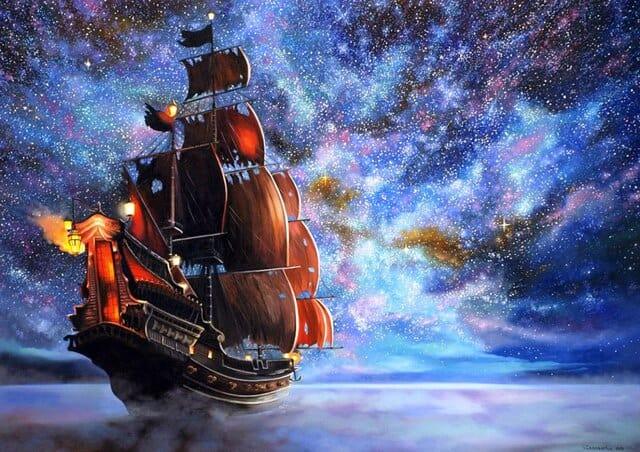 Diamond Painting Galaxie Segelboot - SEOS Shop ®