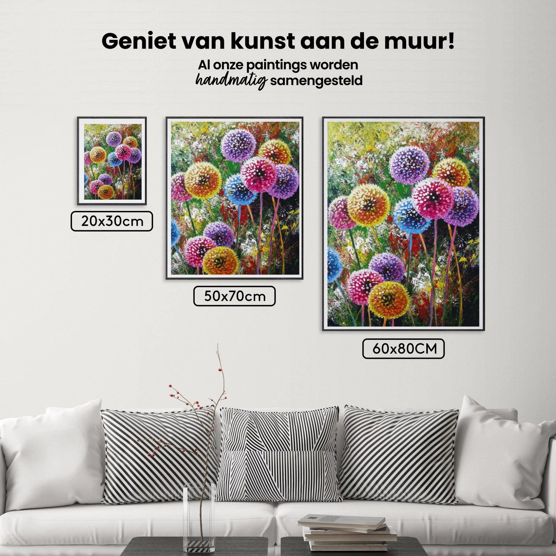 Diamond Painting Farbige Löwenzahnblüten - SEOS Shop ®
