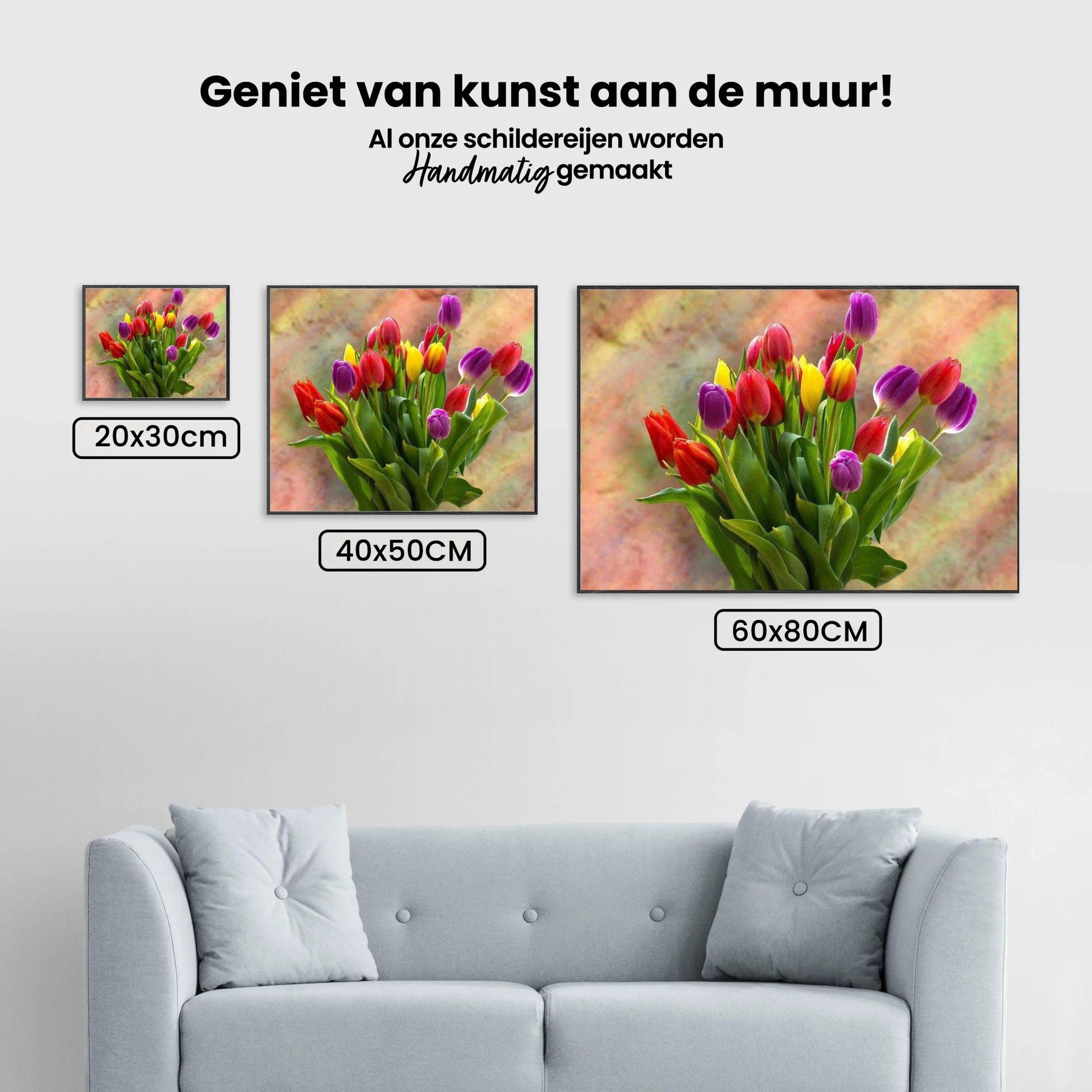 Diamond Painting Farbige Tulpen - SEOS Shop ®