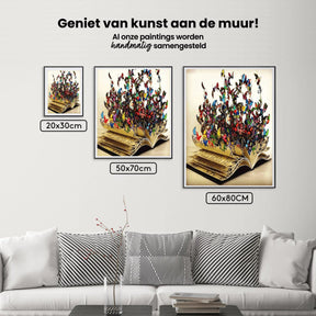 Diamond Painting Farbige Schmetterlinge in einem Buch – SEOS Shop ®