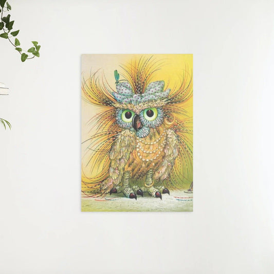 Diamantmalerei Gelbe abstrakte Eule - SEOS Shop ®