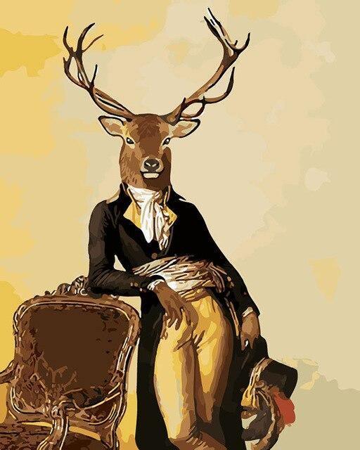 Diamond Painting - Gentleman Hirsch - SEOS®