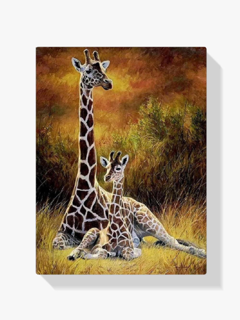 Diamantmalerei Giraffe Mutter und Kind – SEOS Shop ®