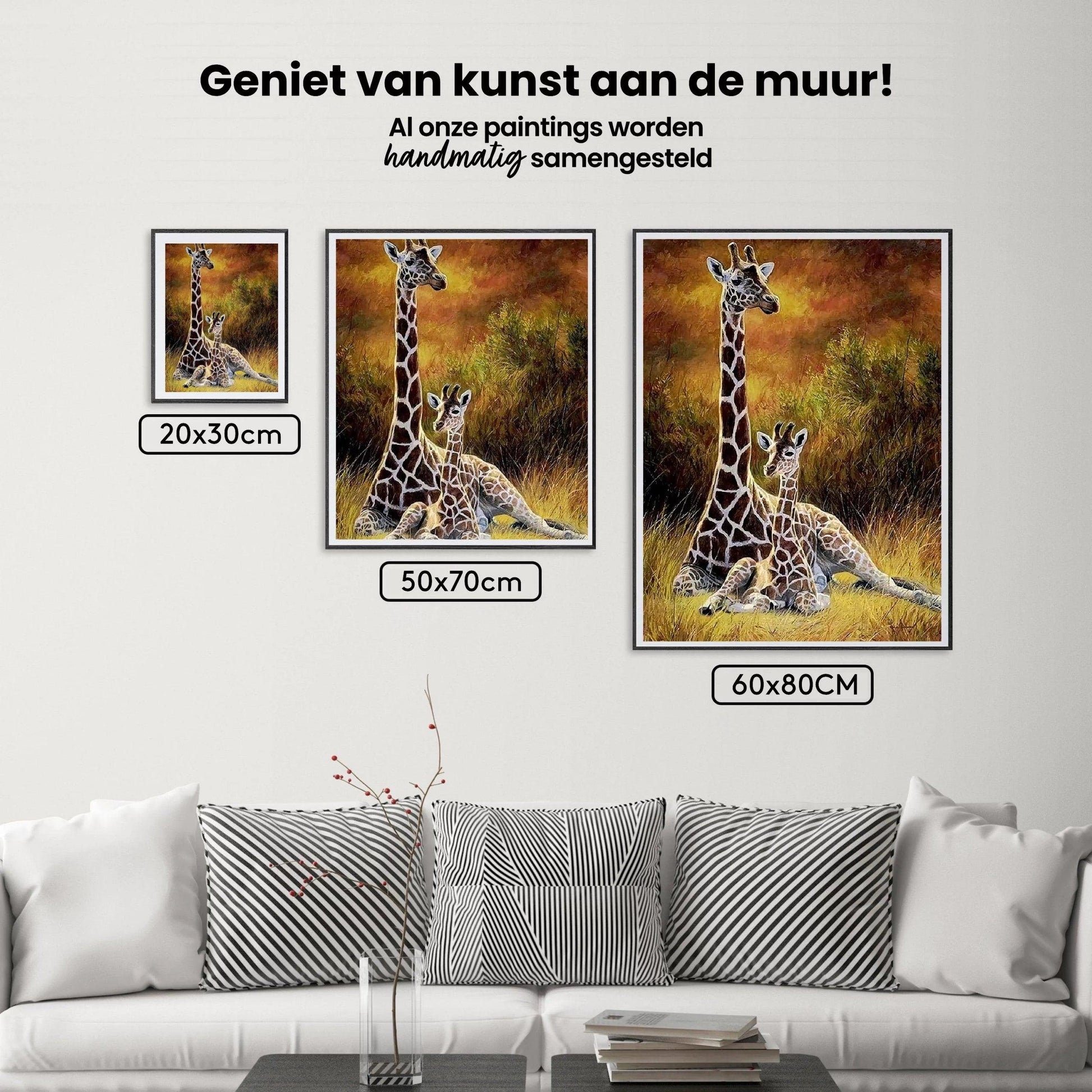 Diamantmalerei Giraffe Mutter und Kind – SEOS Shop ®
