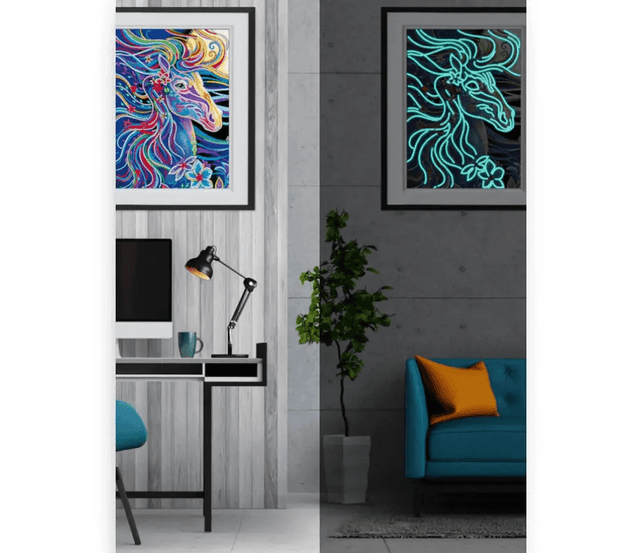 Diamond Painting Glow in the Dark - Pferd - SEOS Shop ®