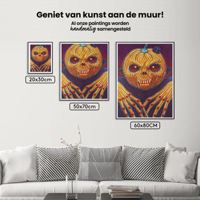 Diamantmalerei Gruseliger Kürbismann - SEOS Shop ®