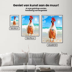 Diamantmalerei Hahn im Urlaub - SEOS Shop ®