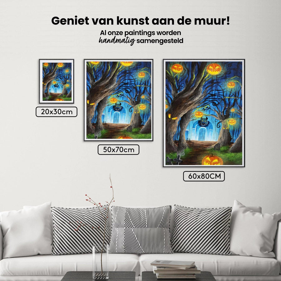 Diamantmalerei Halloween im Dschungel - SEOS Shop ®