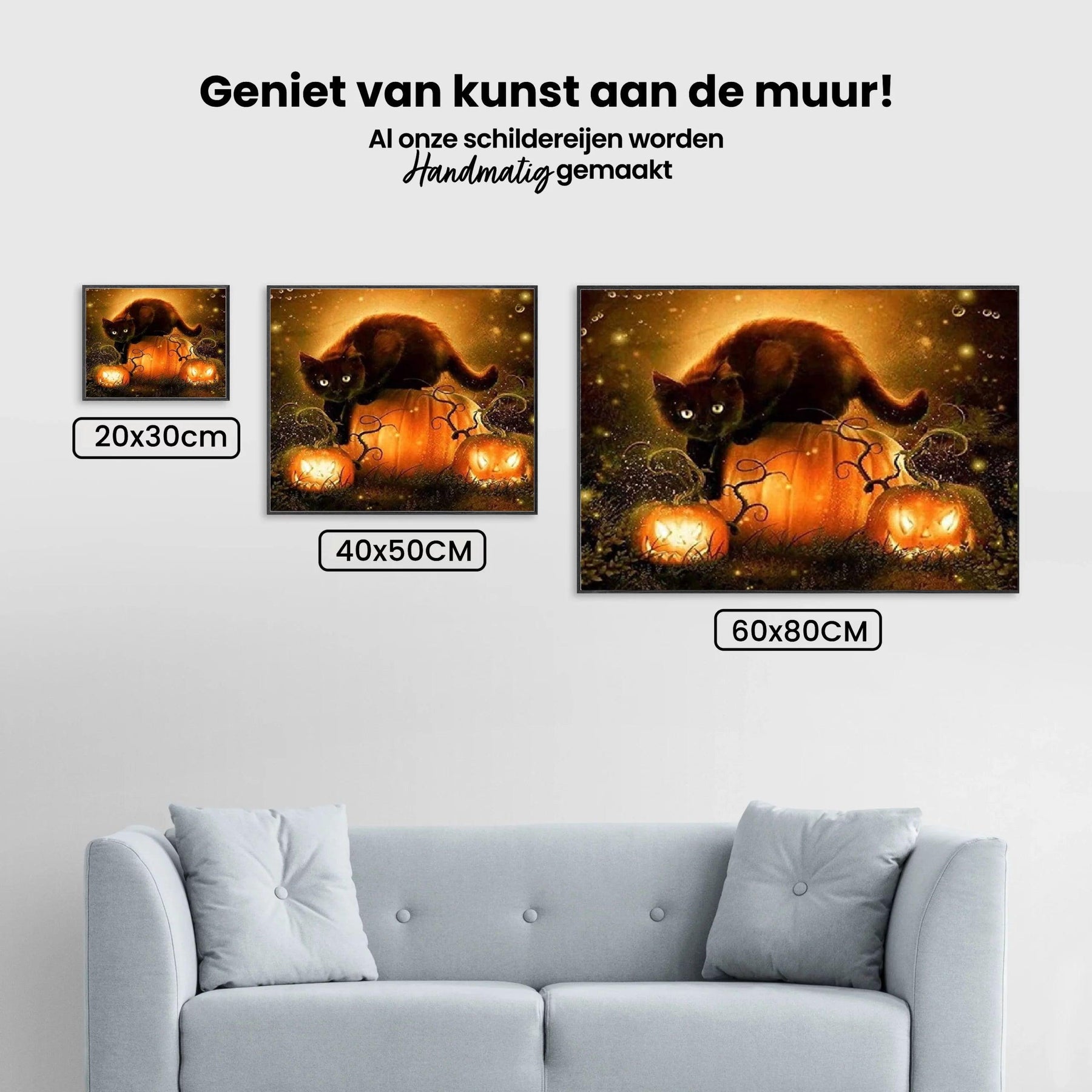 Diamantmalerei Halloween Katze - SEOS Shop ®