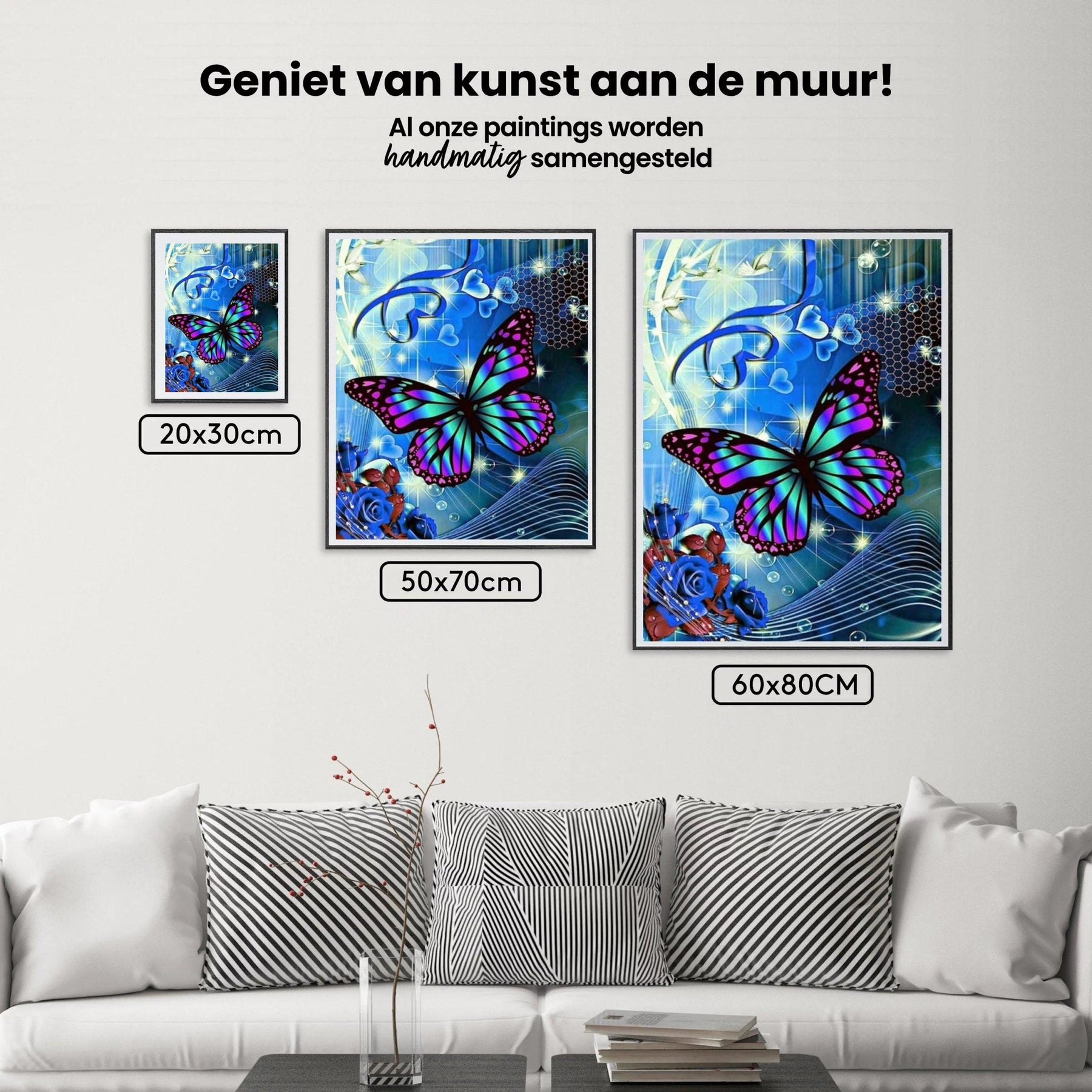Diamantmalerei Herz und Schmetterling - SEOS Shop ®