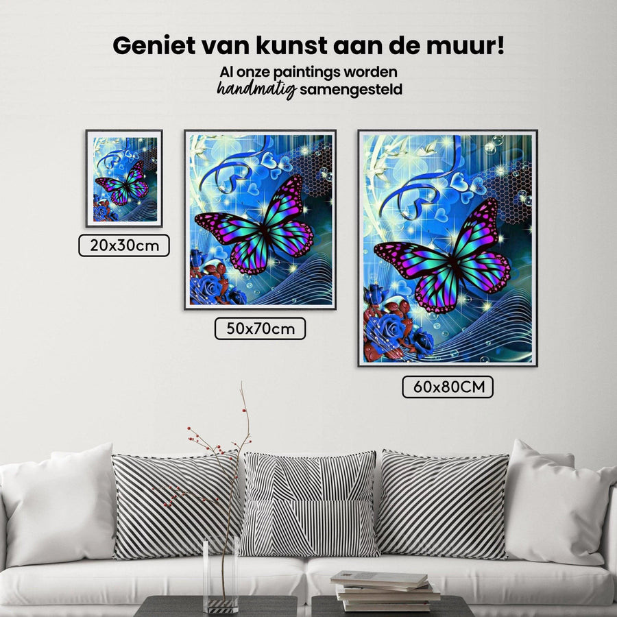 Diamantmalerei Herz und Schmetterling - SEOS Shop ®