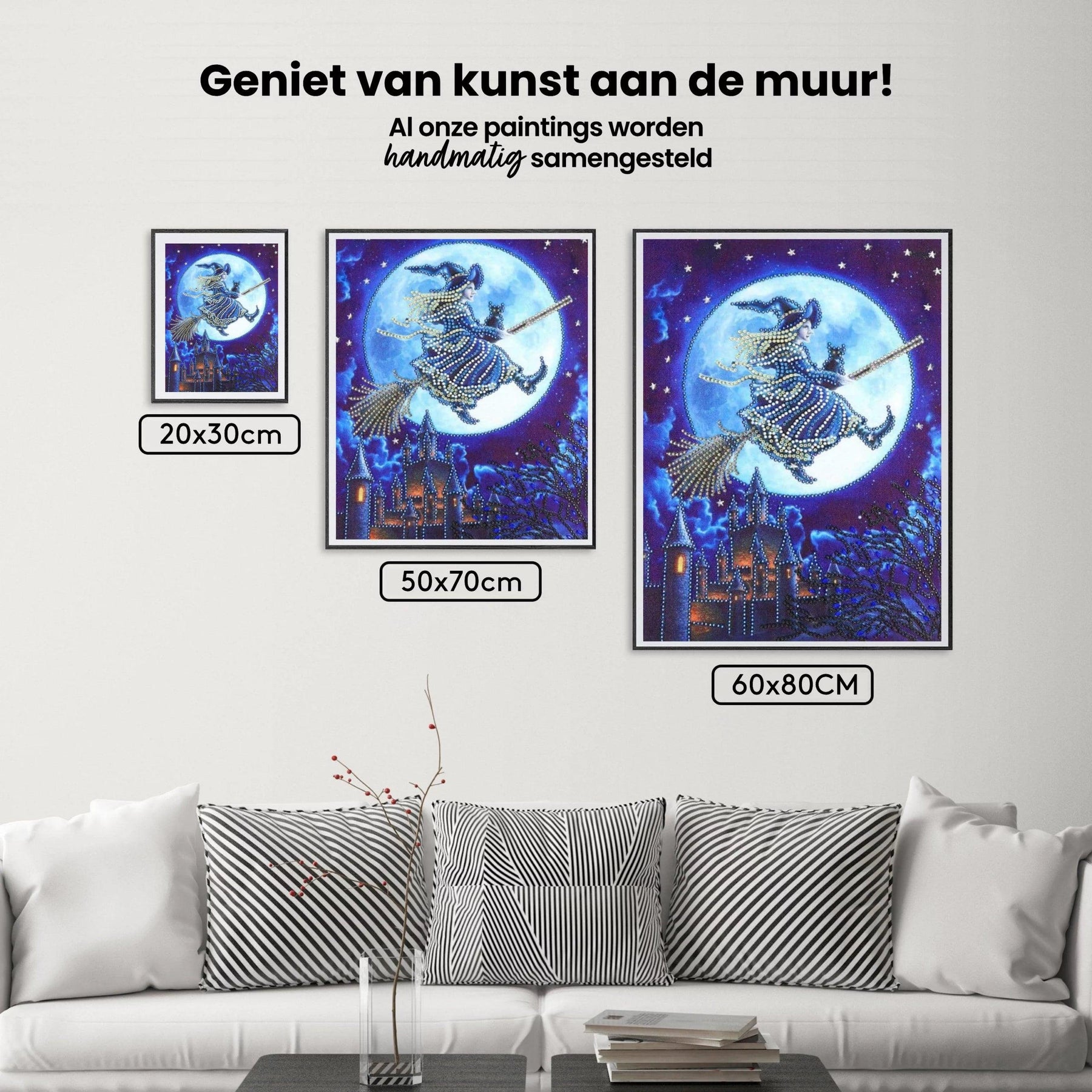 Diamantmalerei Hexe im Mondlicht - SEOS Shop ®
