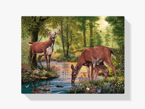 Diamond Painting Hirsch trinkt Wasser - SEOS Shop ®