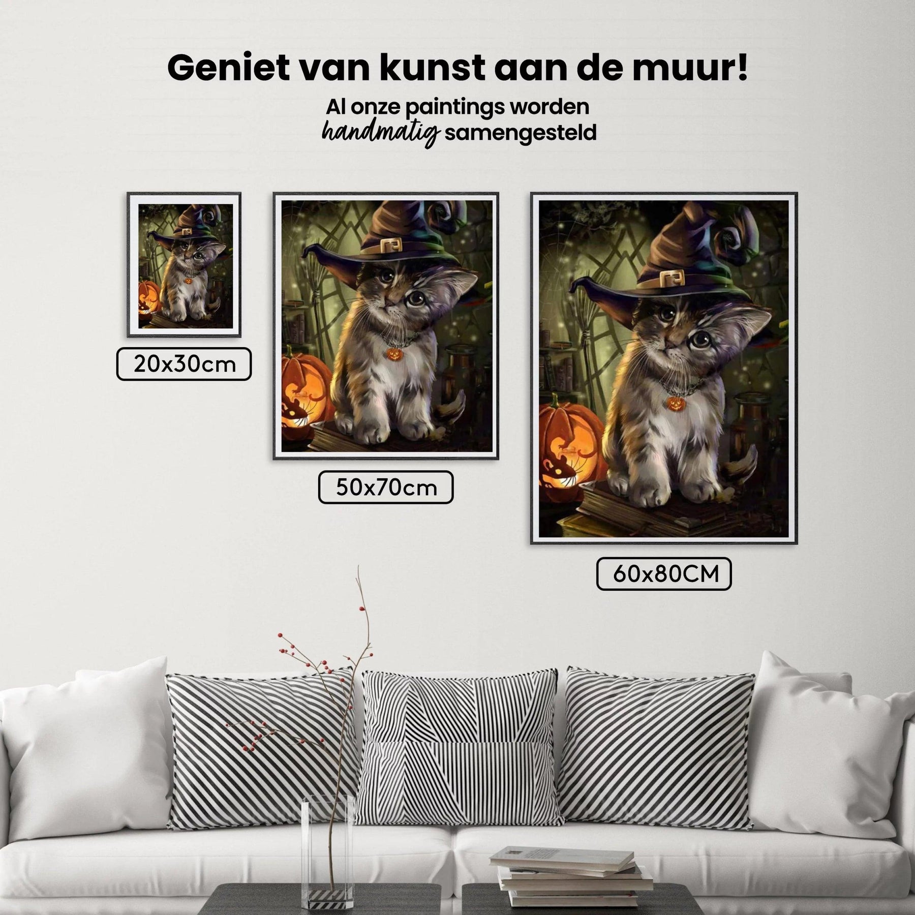 Diamantmalerei Das Halloween-Kätzchen - SEOS Shop ®
