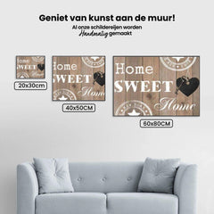 Diamond Painting Home Sweet Home Blank Holz 40x30cm – SEOS Shop